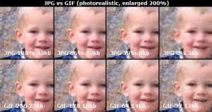 comparação gif com jpg